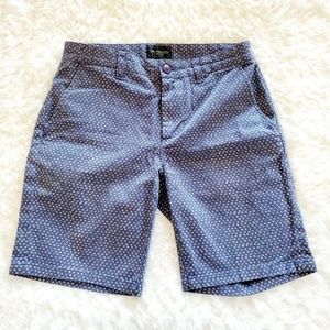 Obey Propaganda Blue Polka Dot Shorts size 28 Women